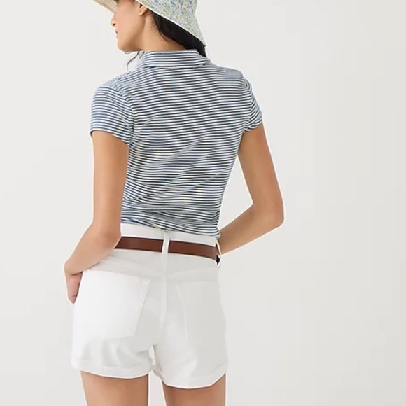 J crew denim jean shorts white - Picture 2 of 5